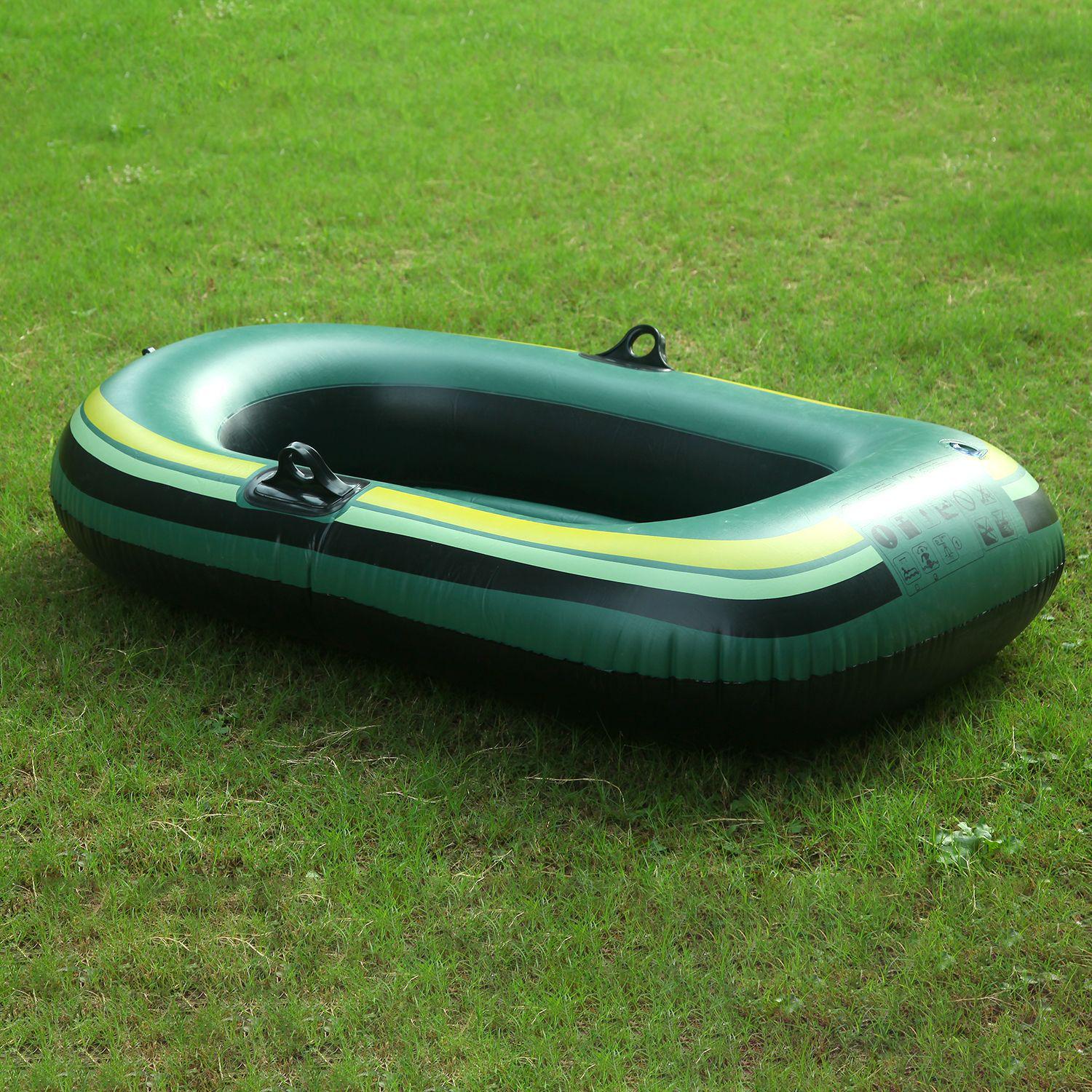 Двухместная надувная рыболовная лодка-плот из ПВХ