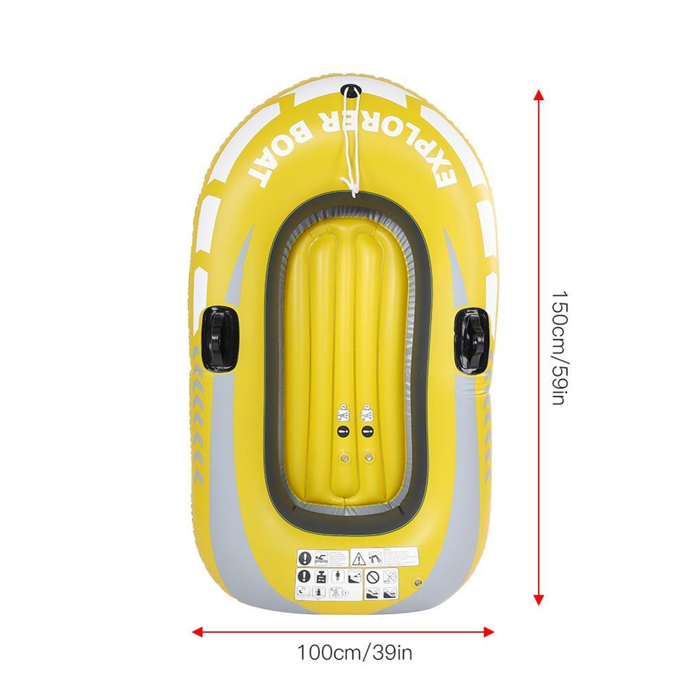 1 / 2-местный надувной каяк каноэ грузоподъемность 55 кг 90 кг гребля надувная лодка двойной клапан дрейф дайвинг надувная лодка рыболовная лодка