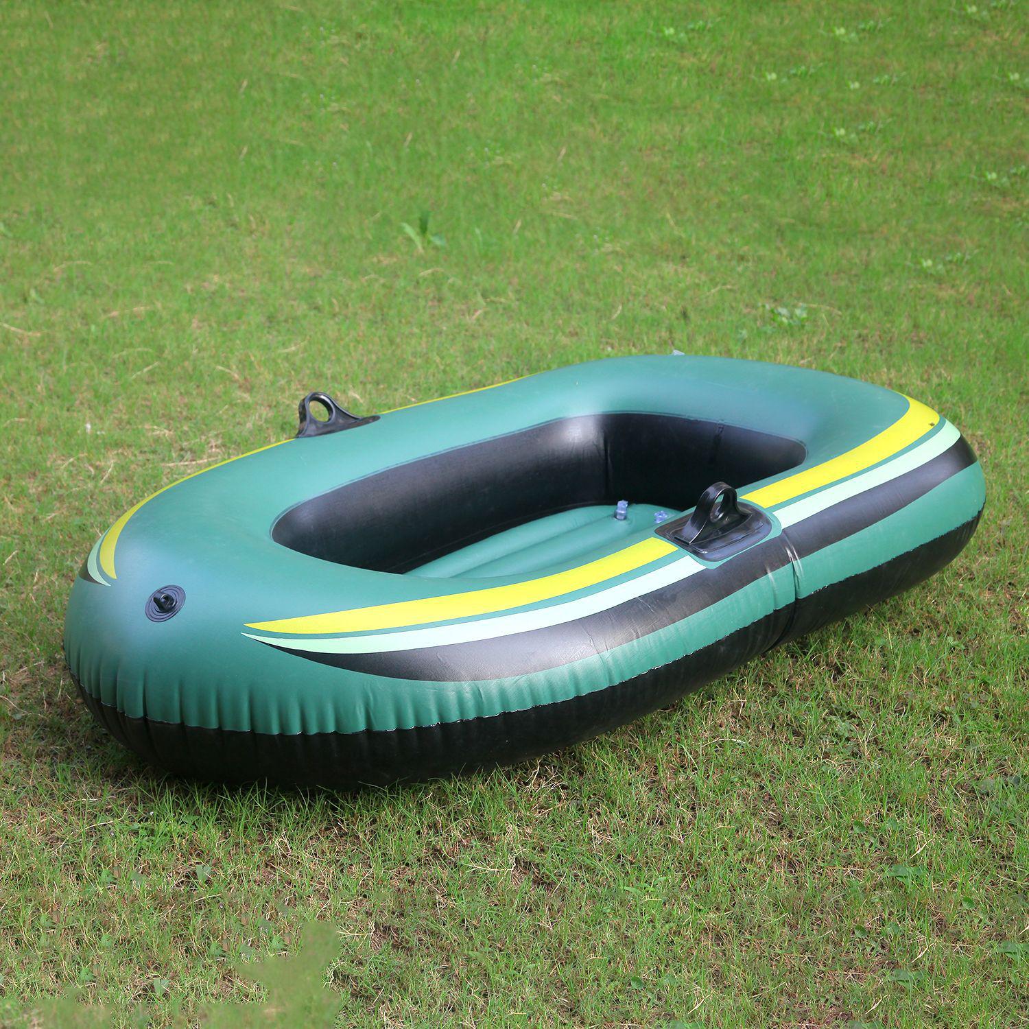 Двухместная надувная рыболовная лодка-плот из ПВХ